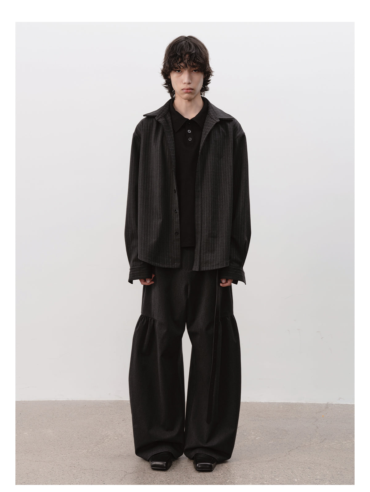 Wrinkle-resistant silhouette shirt