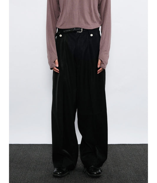 Leather Workwear Casual Pants