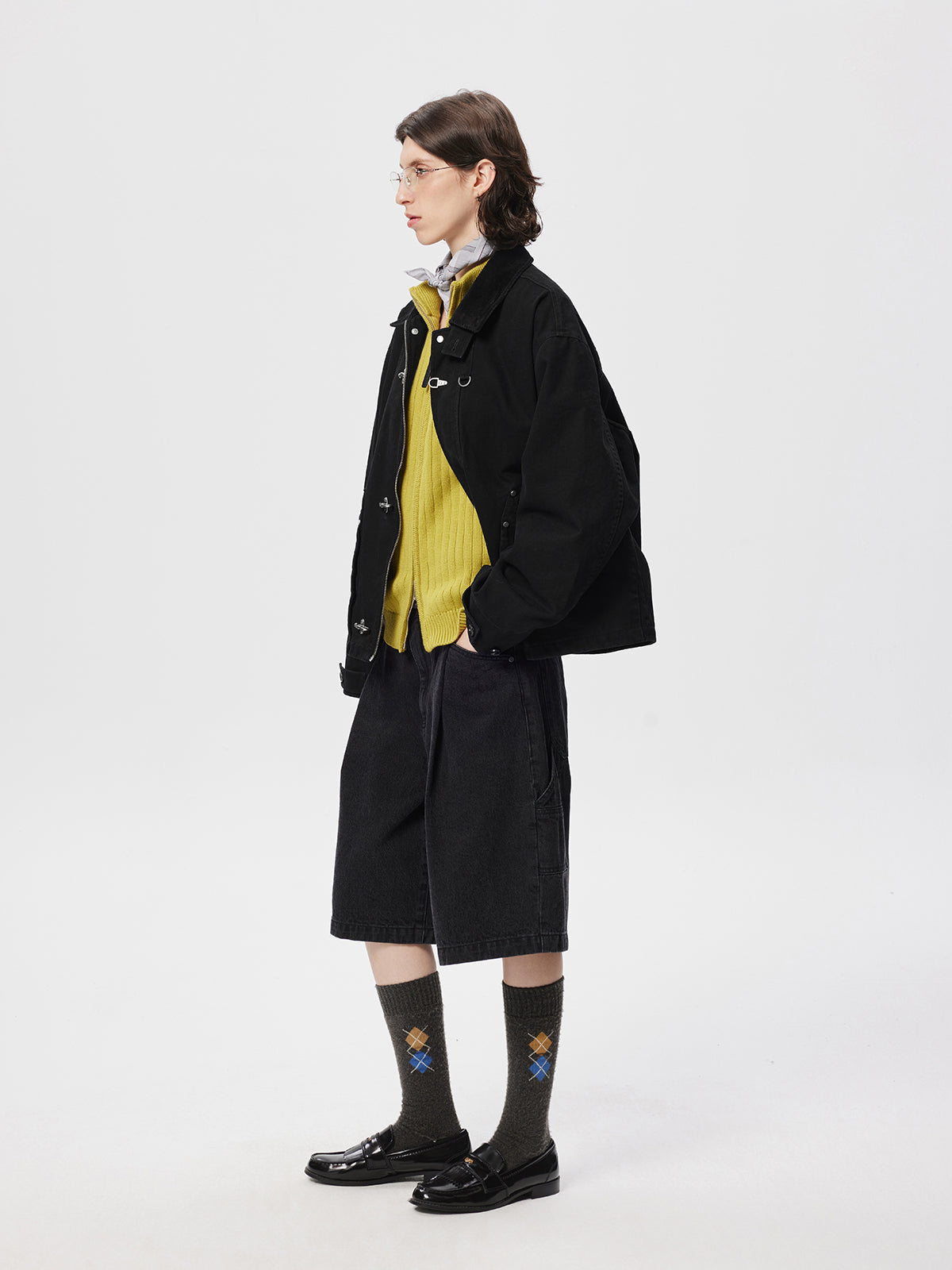 Lobster Button Short Jacket