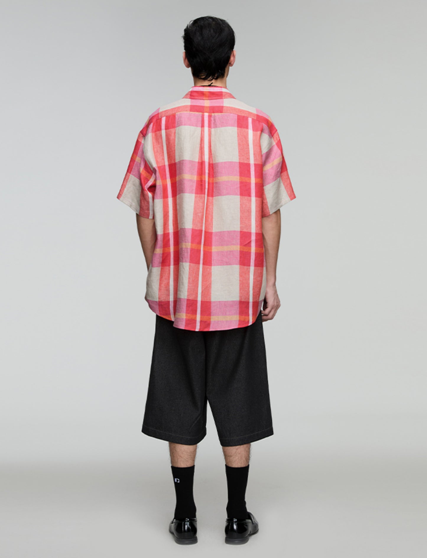 A-line loose denim shorts