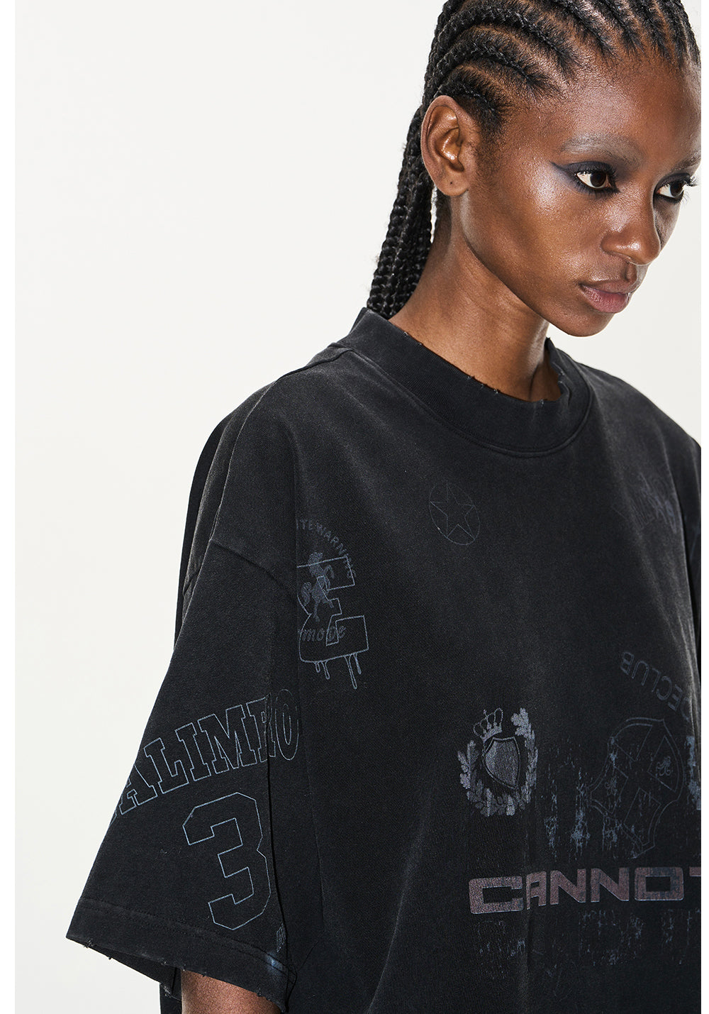 Damaged graffiti T-shirt