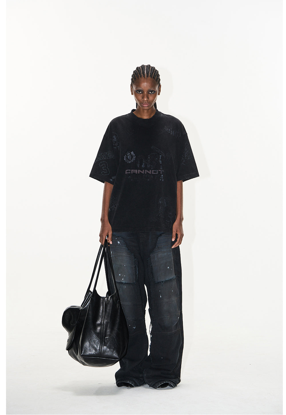 Damaged graffiti T-shirt