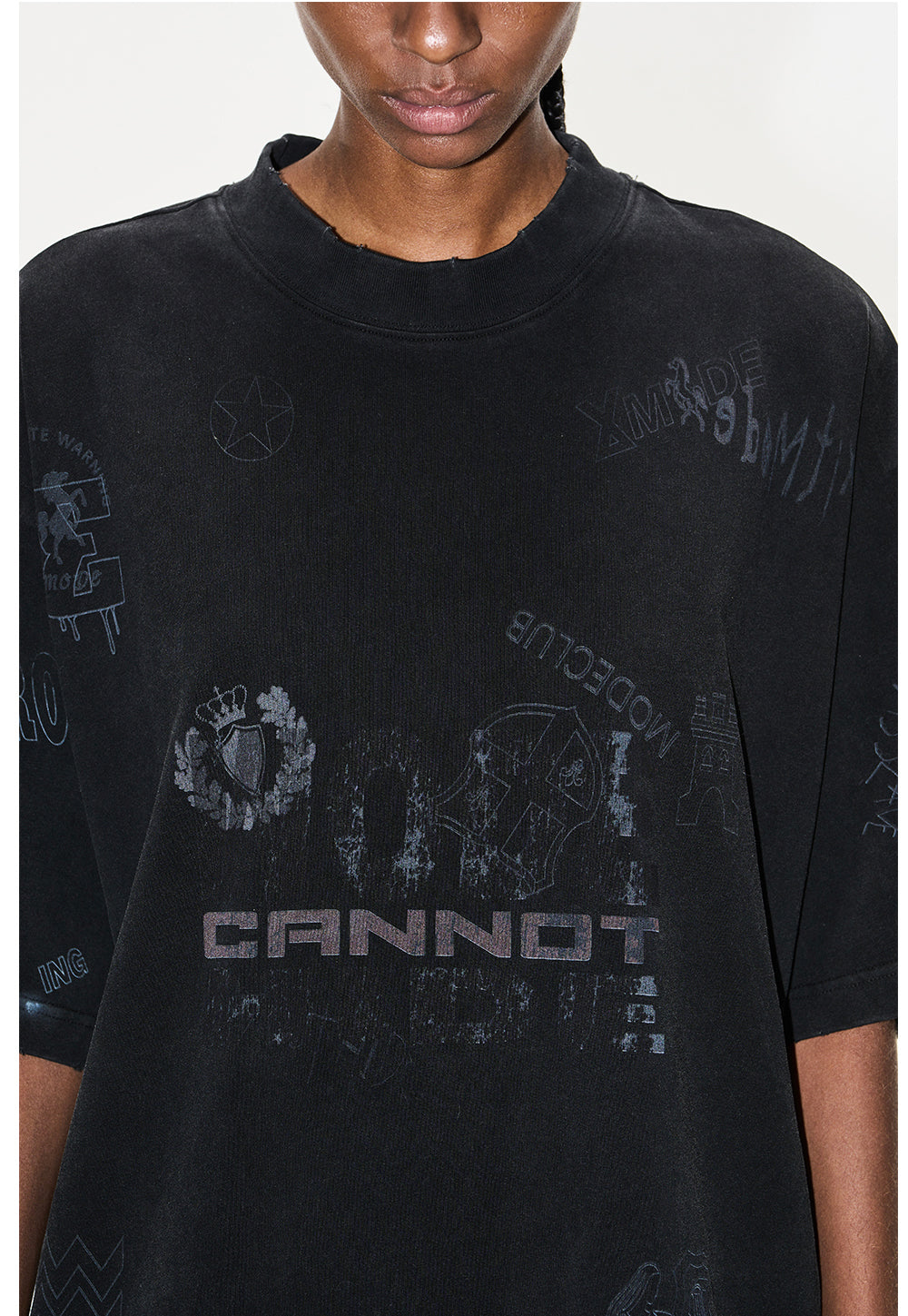 Damaged graffiti T-shirt