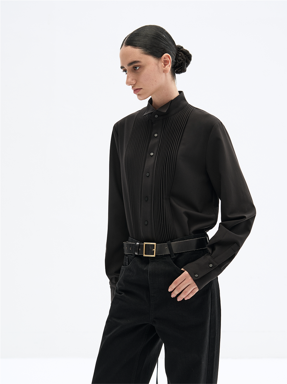 Accordion Pleat Shirt