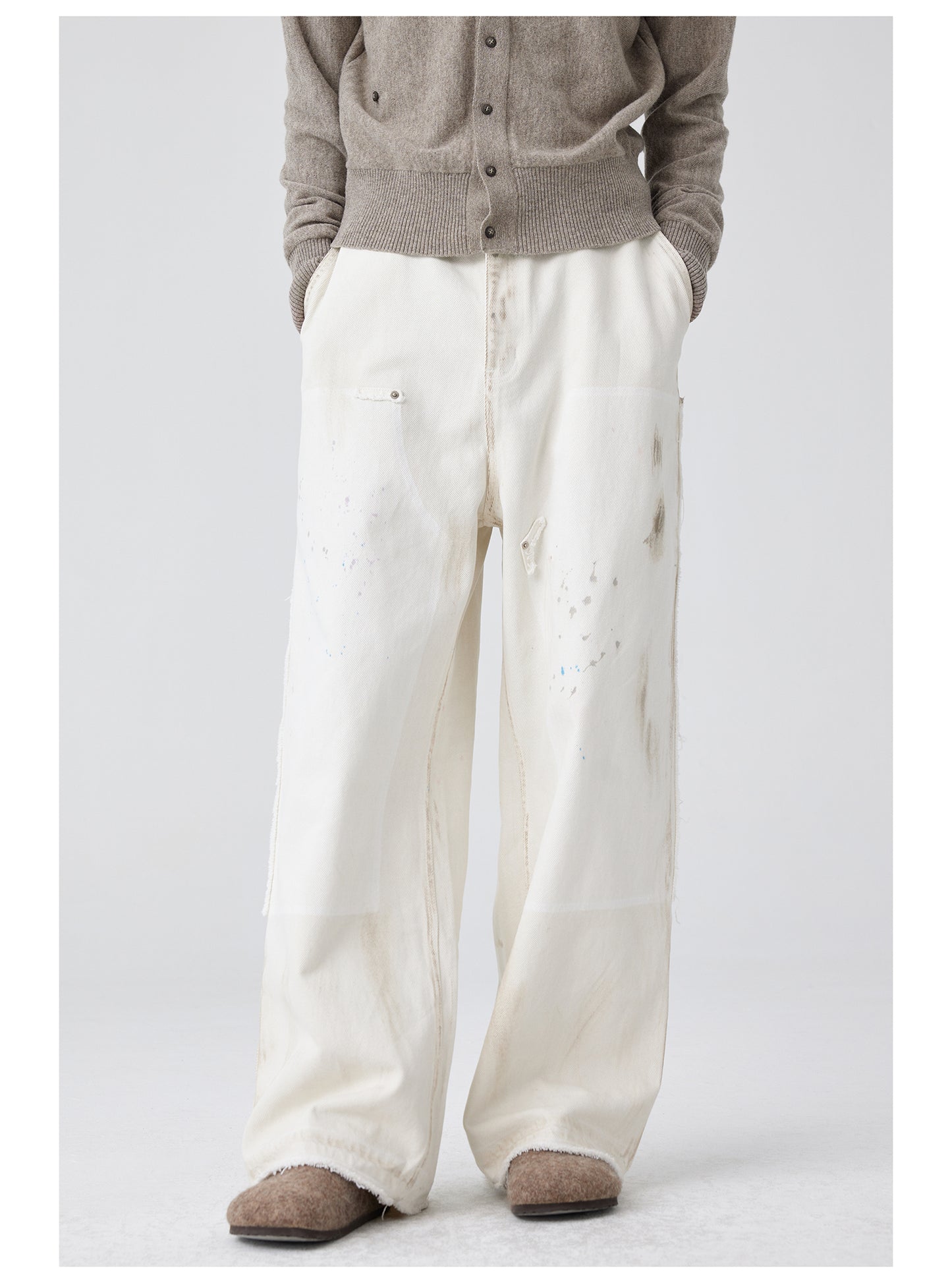 Paint Splatter Jeans