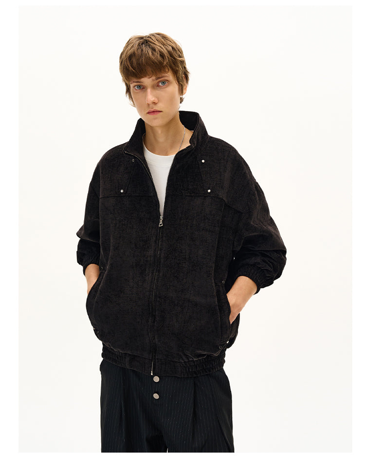 Imitation Suede Jacket