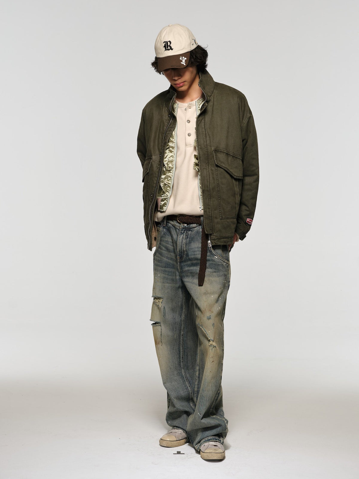 Vintage-Style Battlefield Cotton Jacket