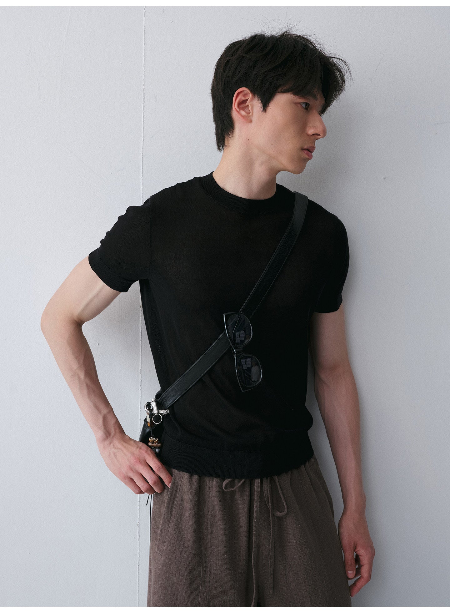 Fitted Summer Knit Shirt