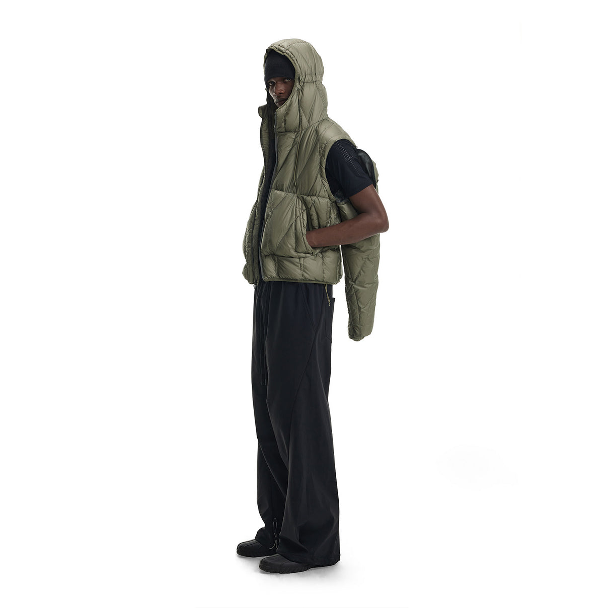 Detachable Sleeves Down Jacket