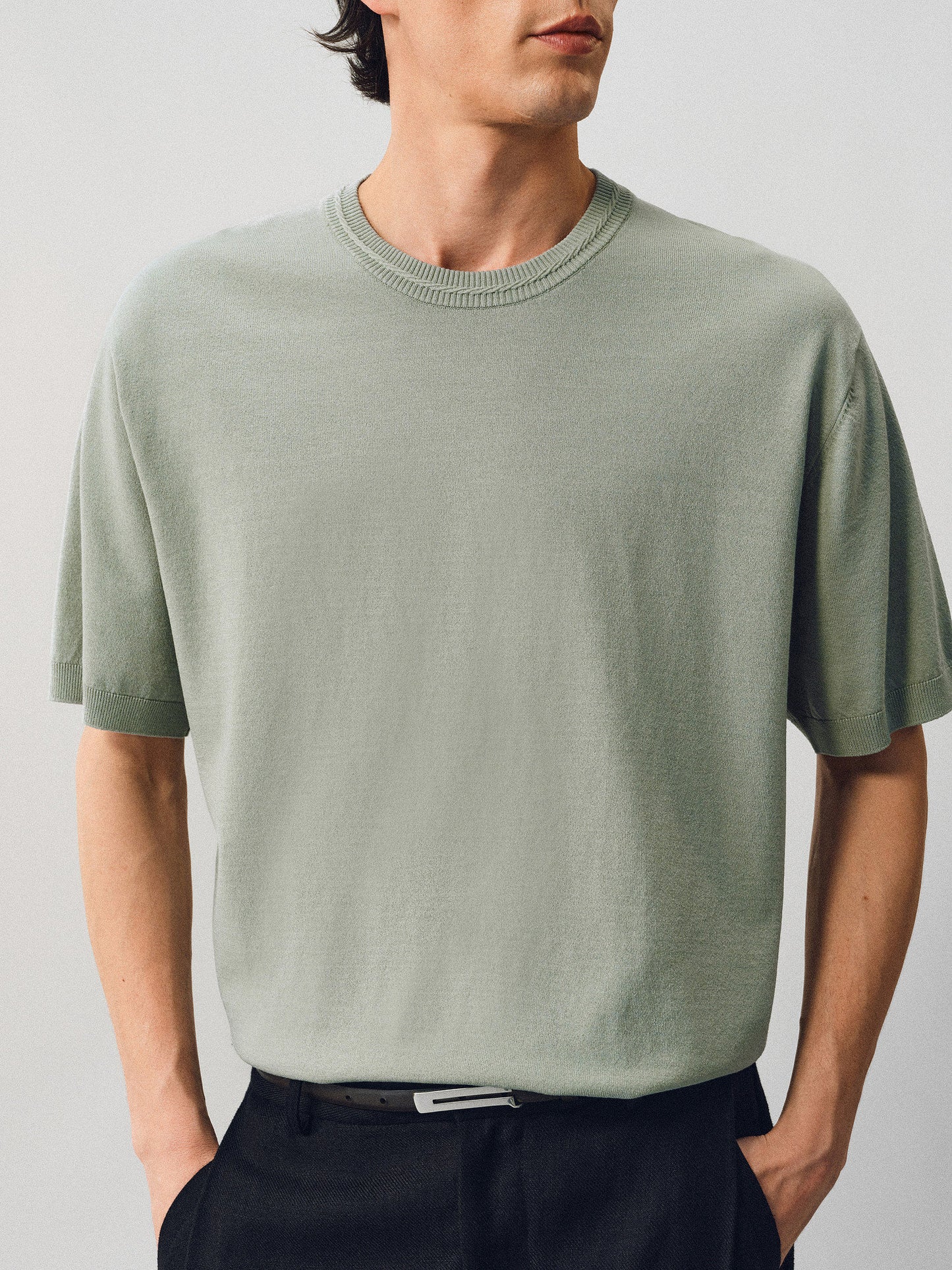 Jacquard Knit Shirt