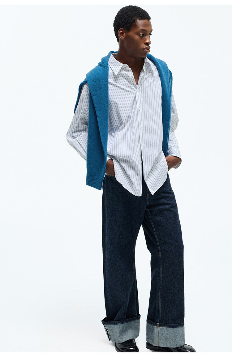 High-Twist Narrow-Width Jeans