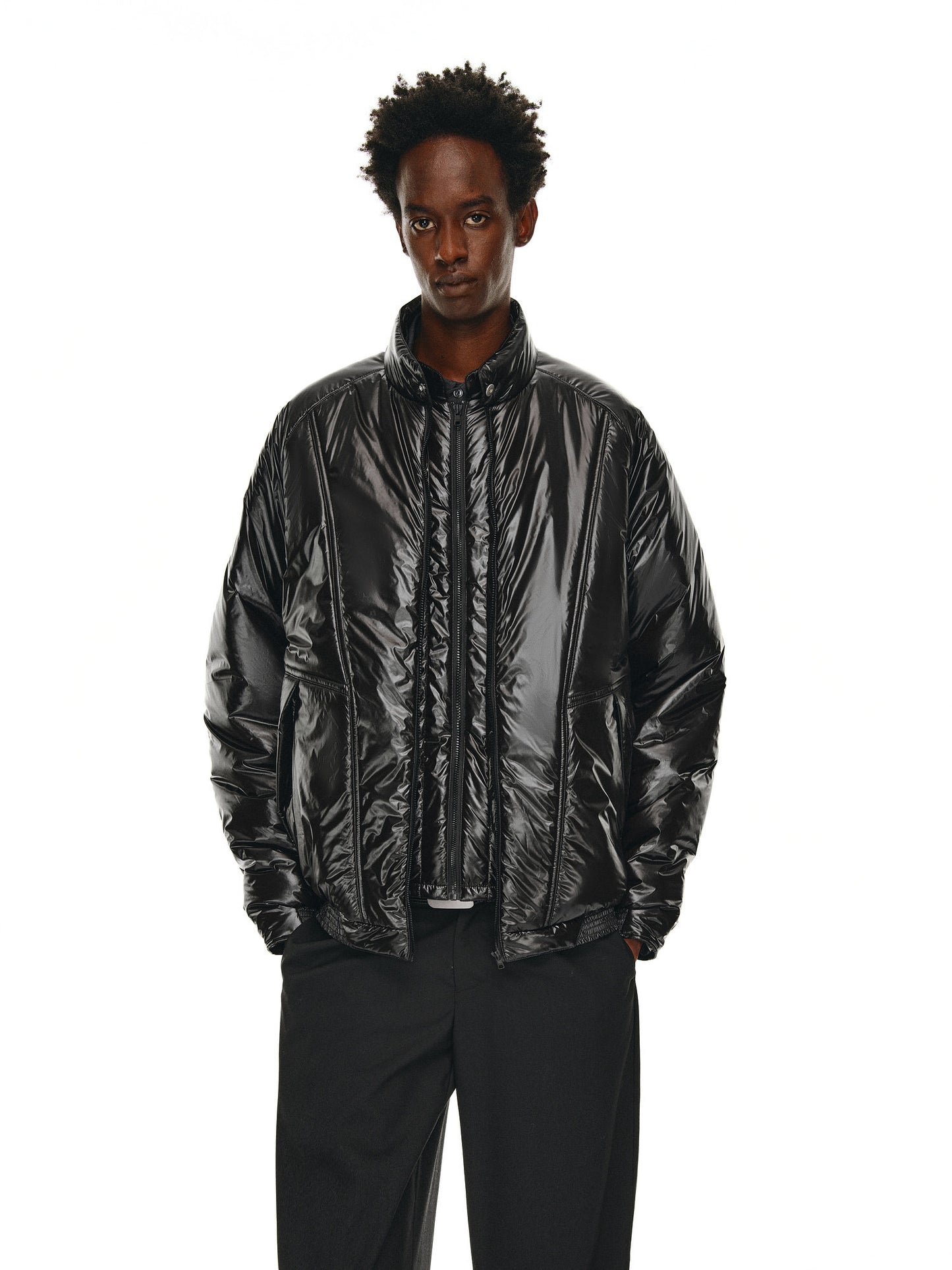 Thinsulate Faux Two-Piece Cotton Jacket