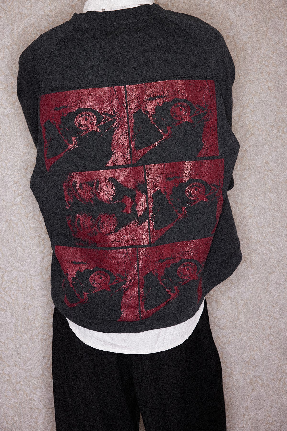 Washed Round Neck Sweatshirt