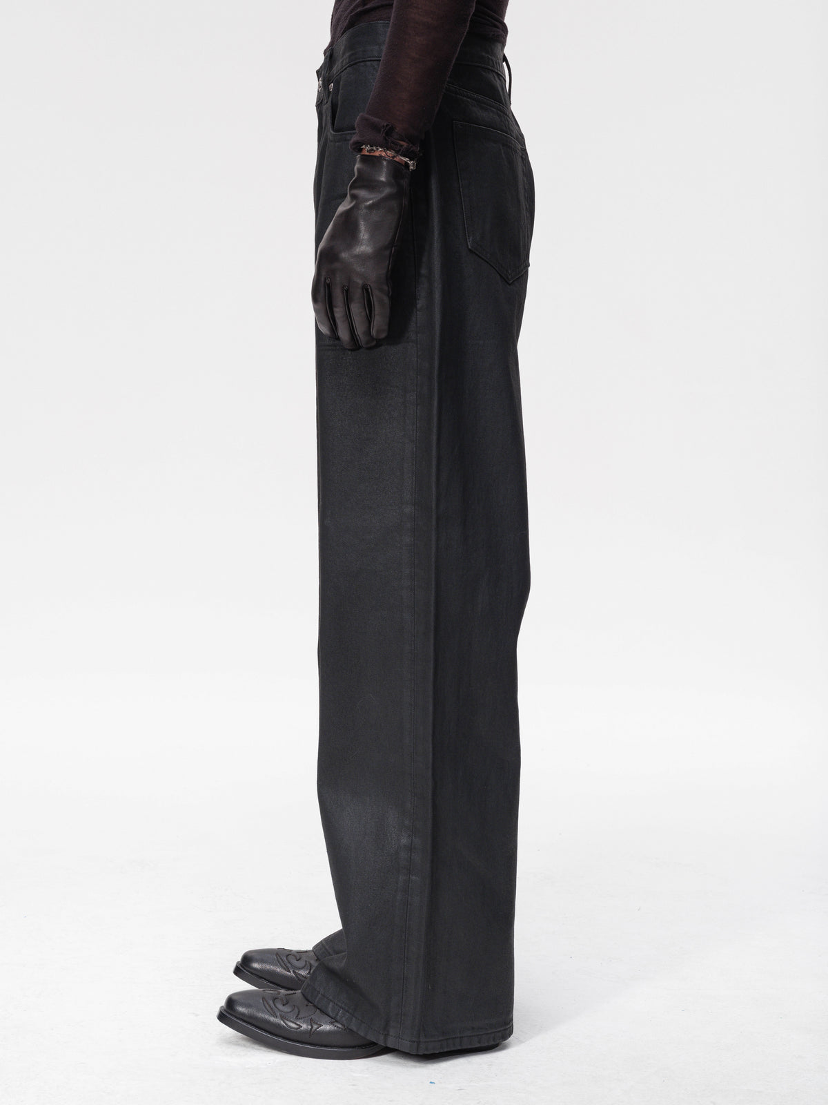 Waxed Horn Jeans