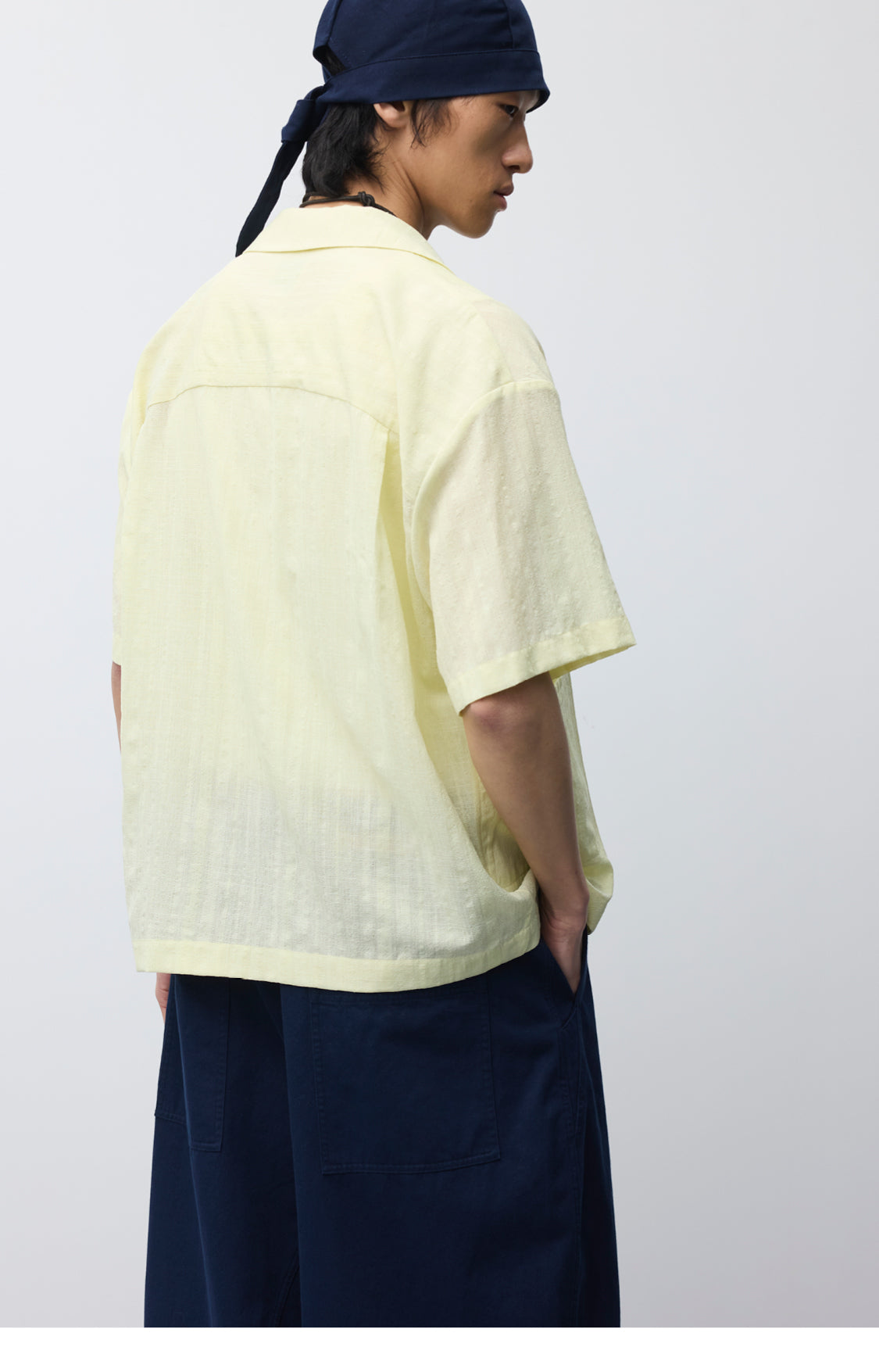 Square Collar Pocket Shirt