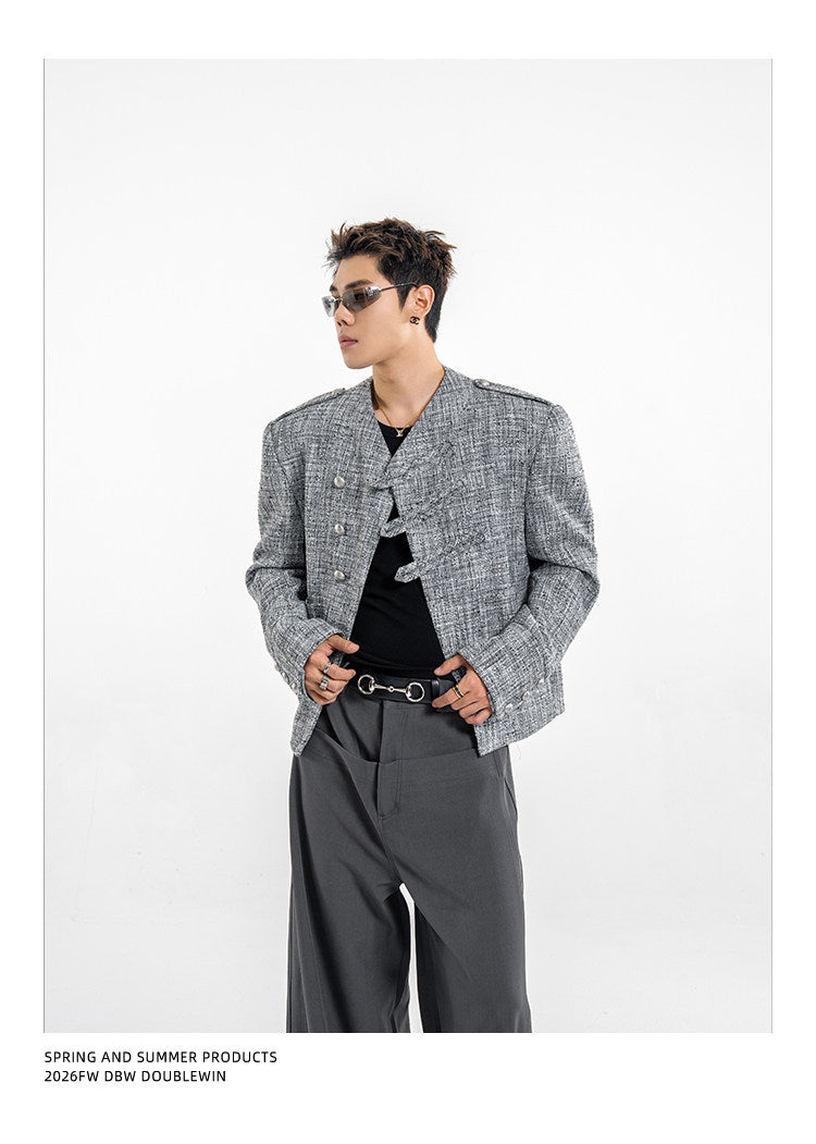 Vintage-Style Tweed Jacket