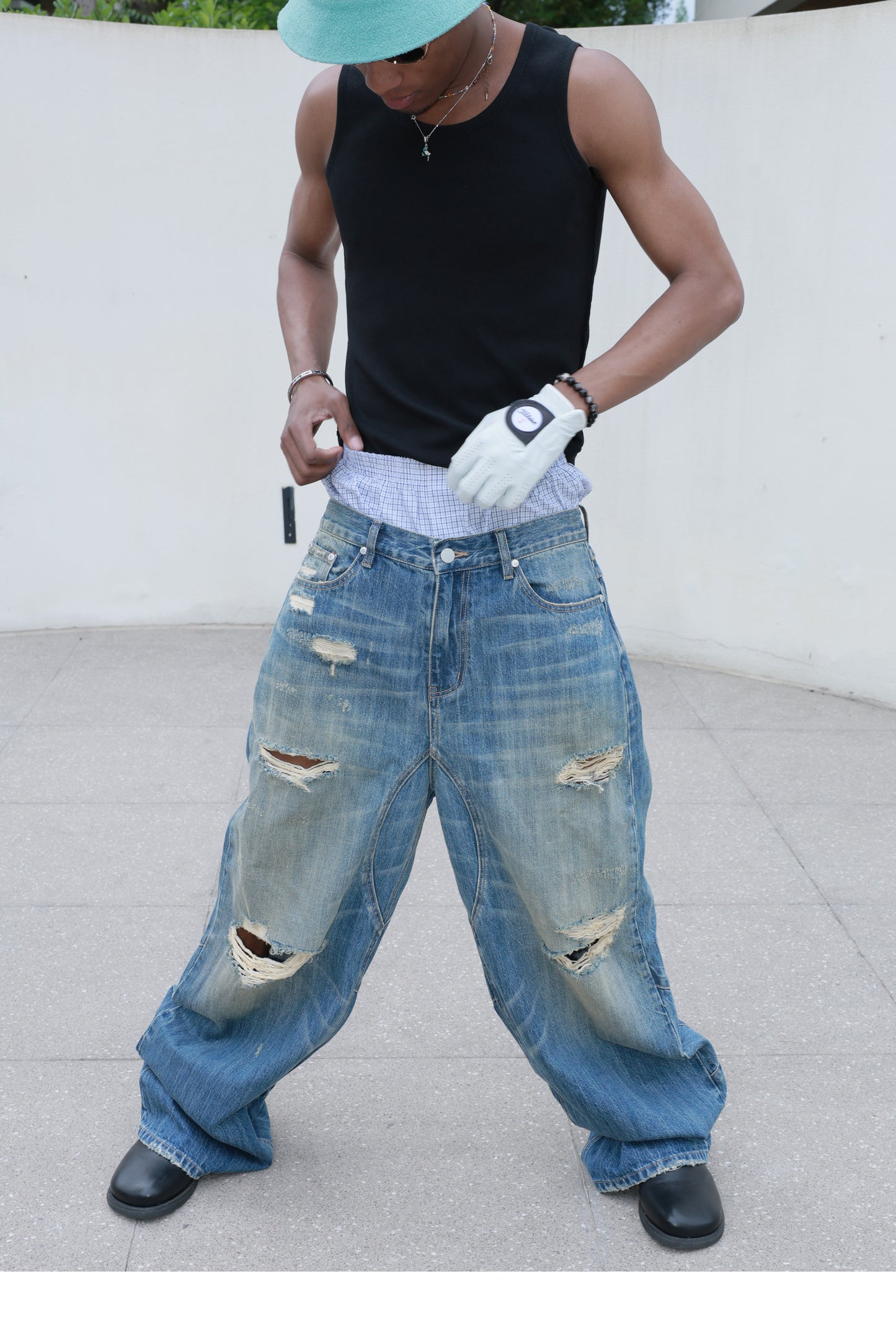 Baggy Straight Loose Jeans