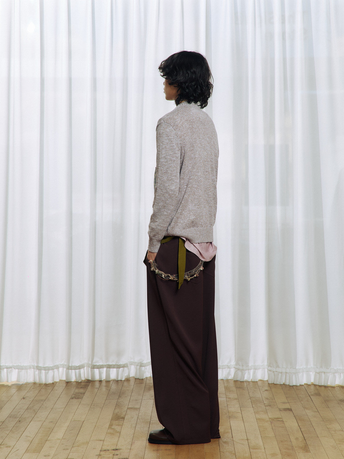 Appliqué Patchwork Sweater