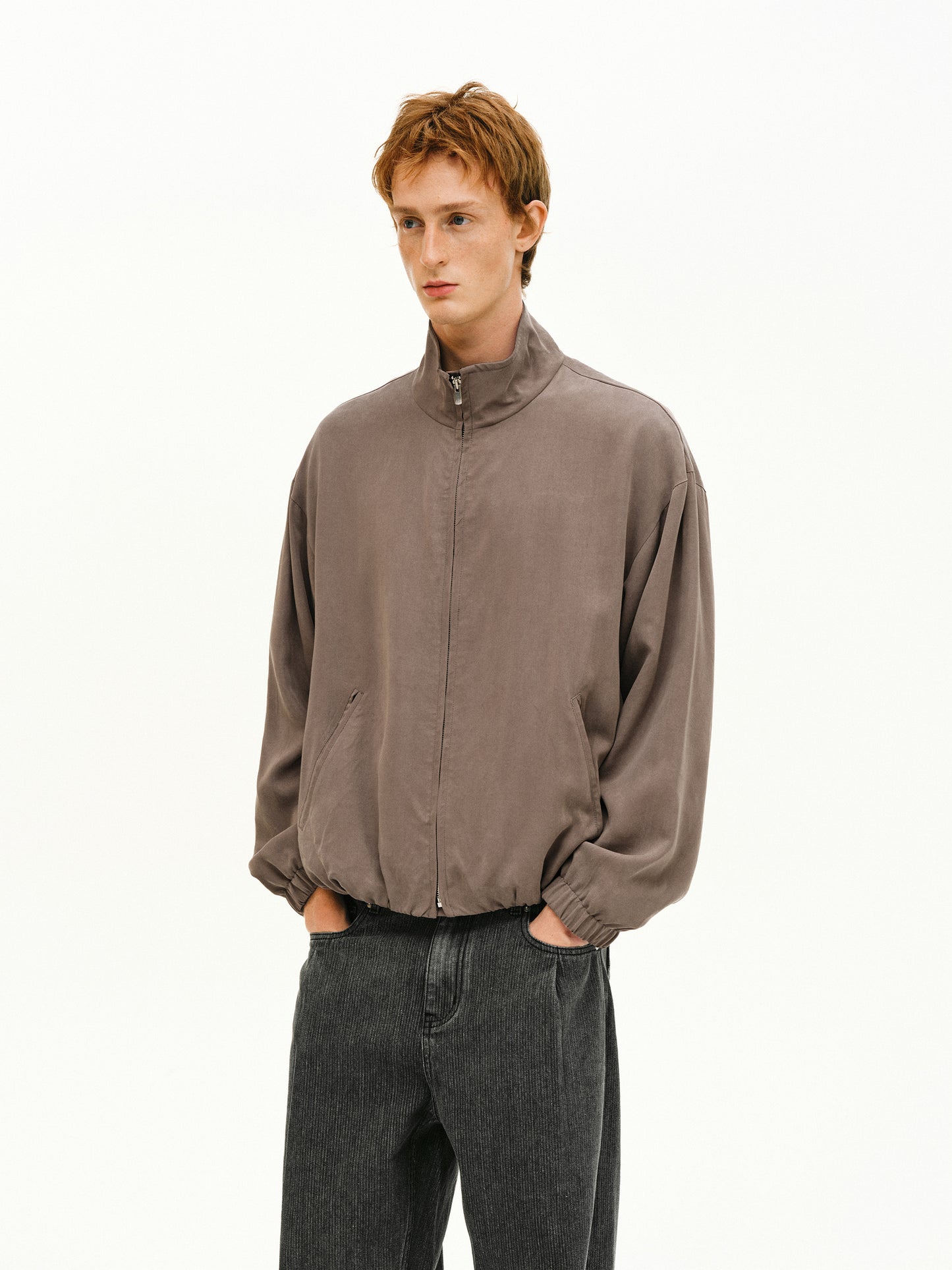 Stand Collar Balloon Jacket