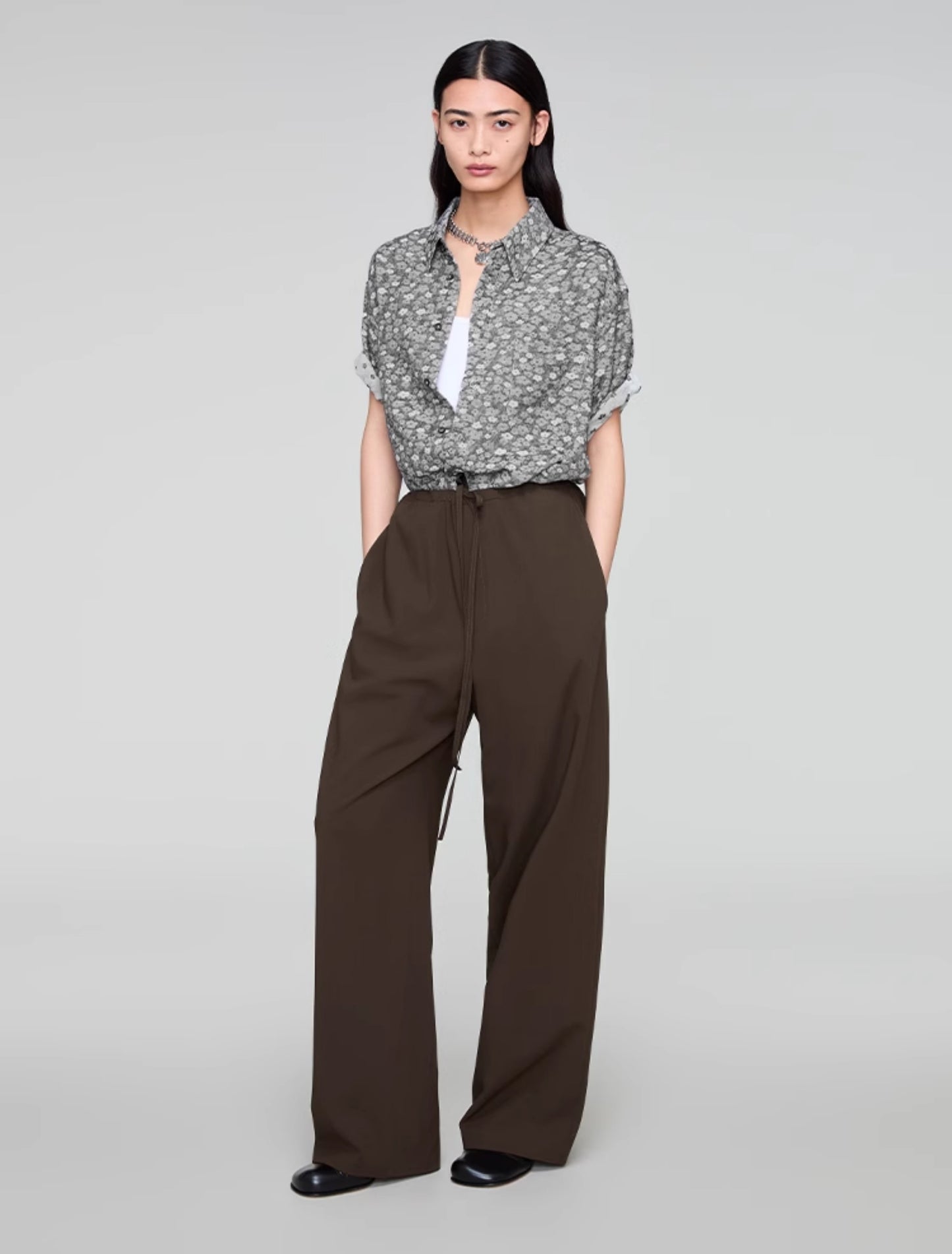 Retro Standard Collar Shirt