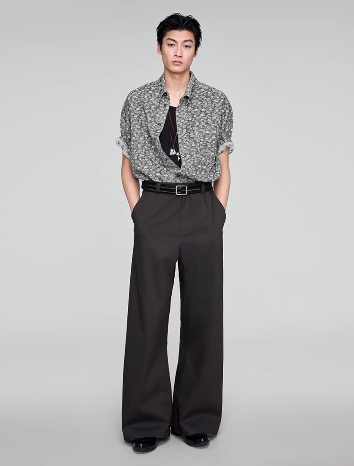 Retro Standard Collar Shirt