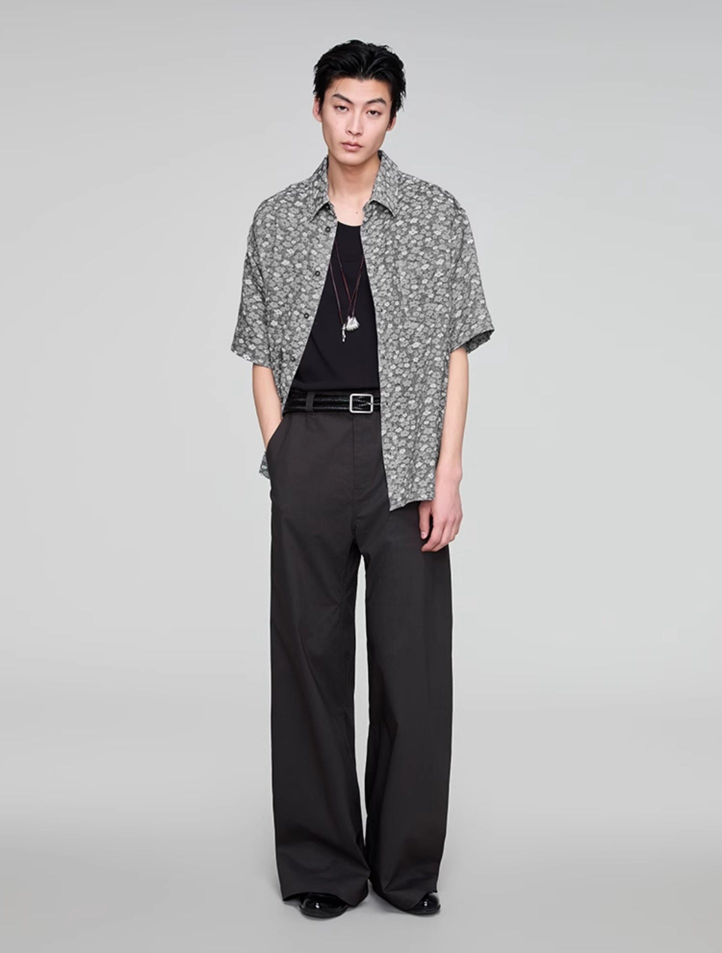 Retro Standard Collar Shirt