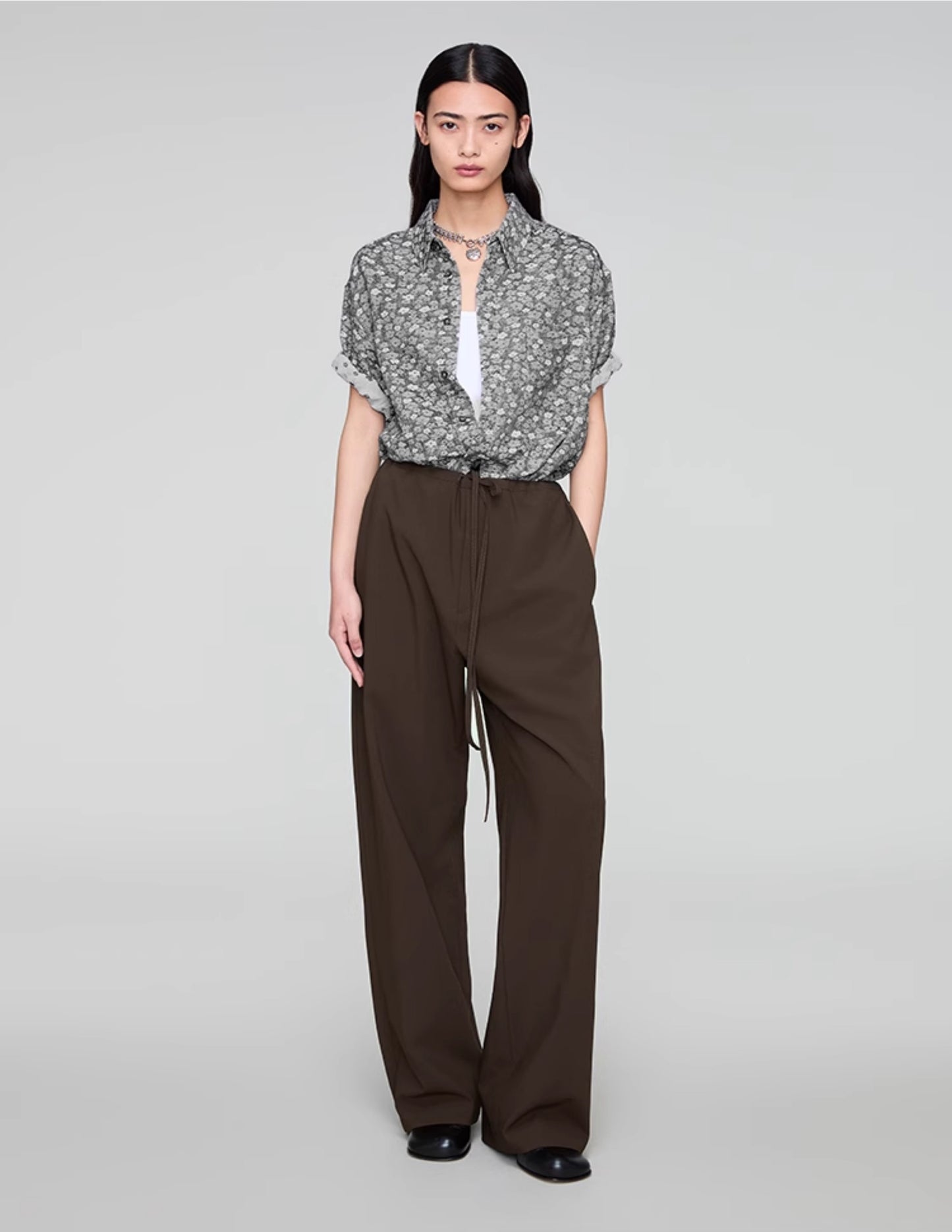 Retro Standard Collar Shirt