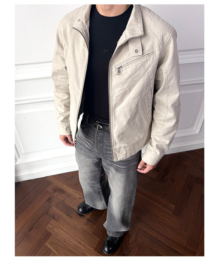 Ghost-Washed Canvas Jacket