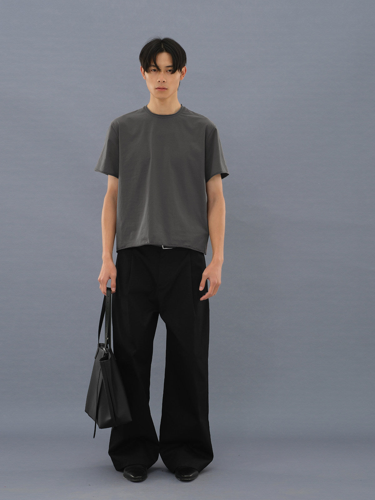 Rolled-Edge Cotton T-Shirt