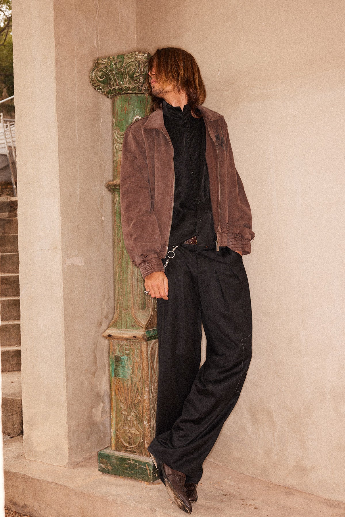 Appliqué Print Jacket