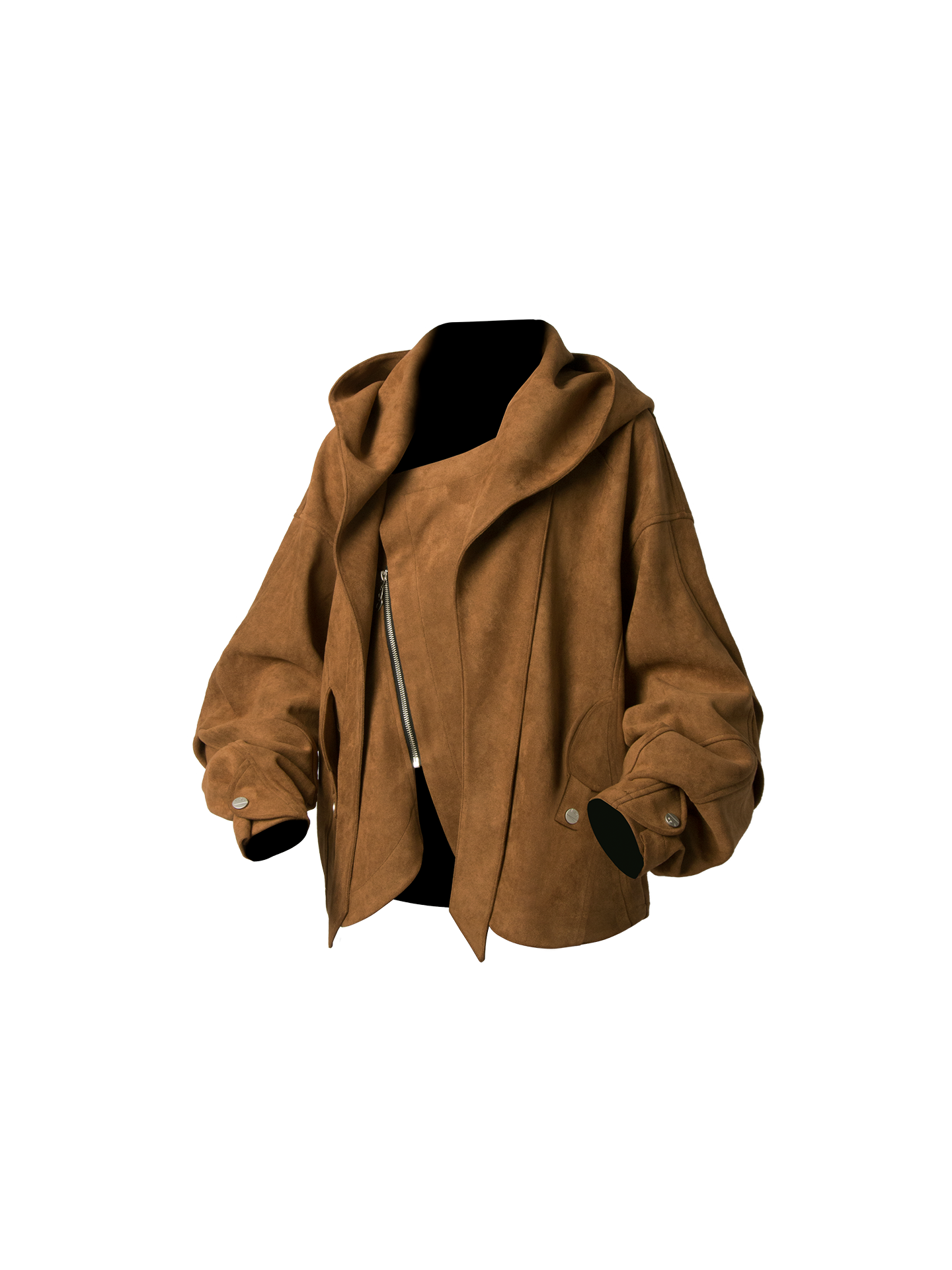 Suede Short-Length Loose Jacket