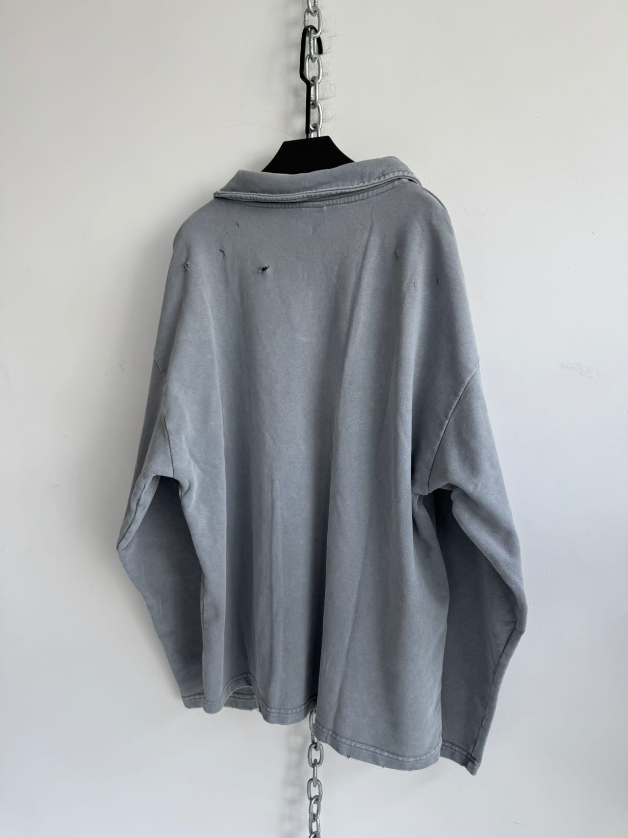 Vintage Polo Shirt with a Washed Finish