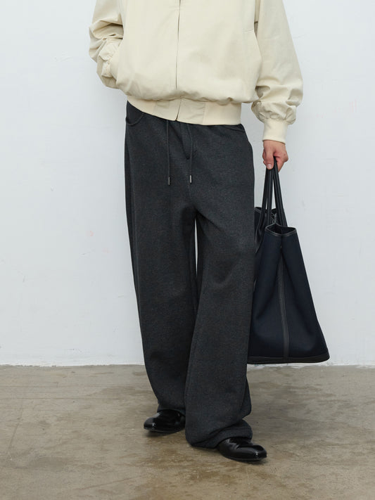 Casual fleece-lined sweatpants