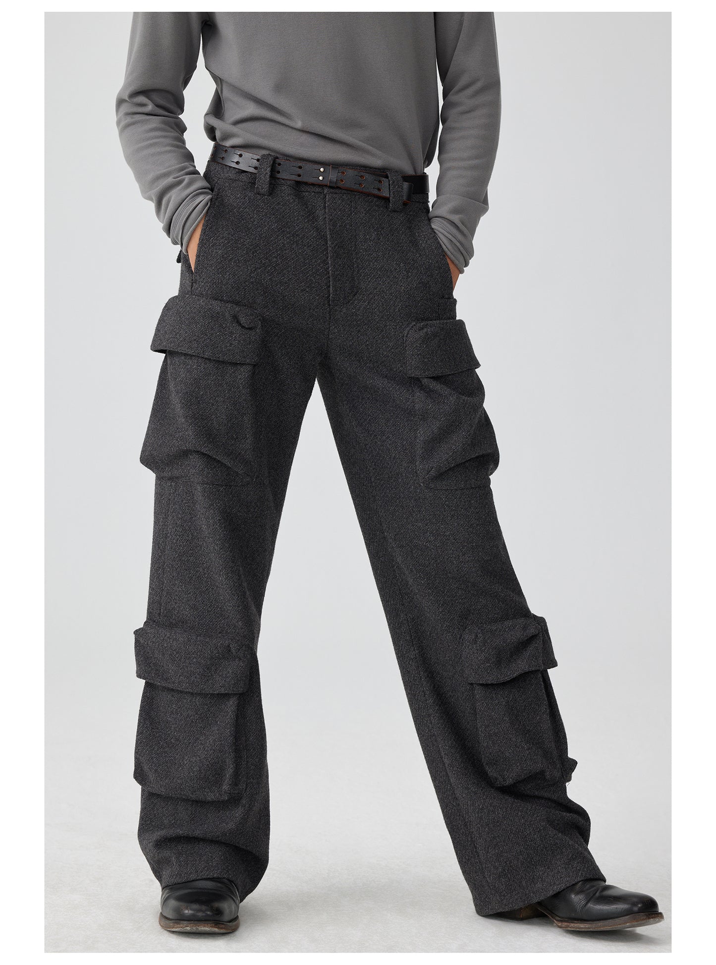 3D pocket cargo pants