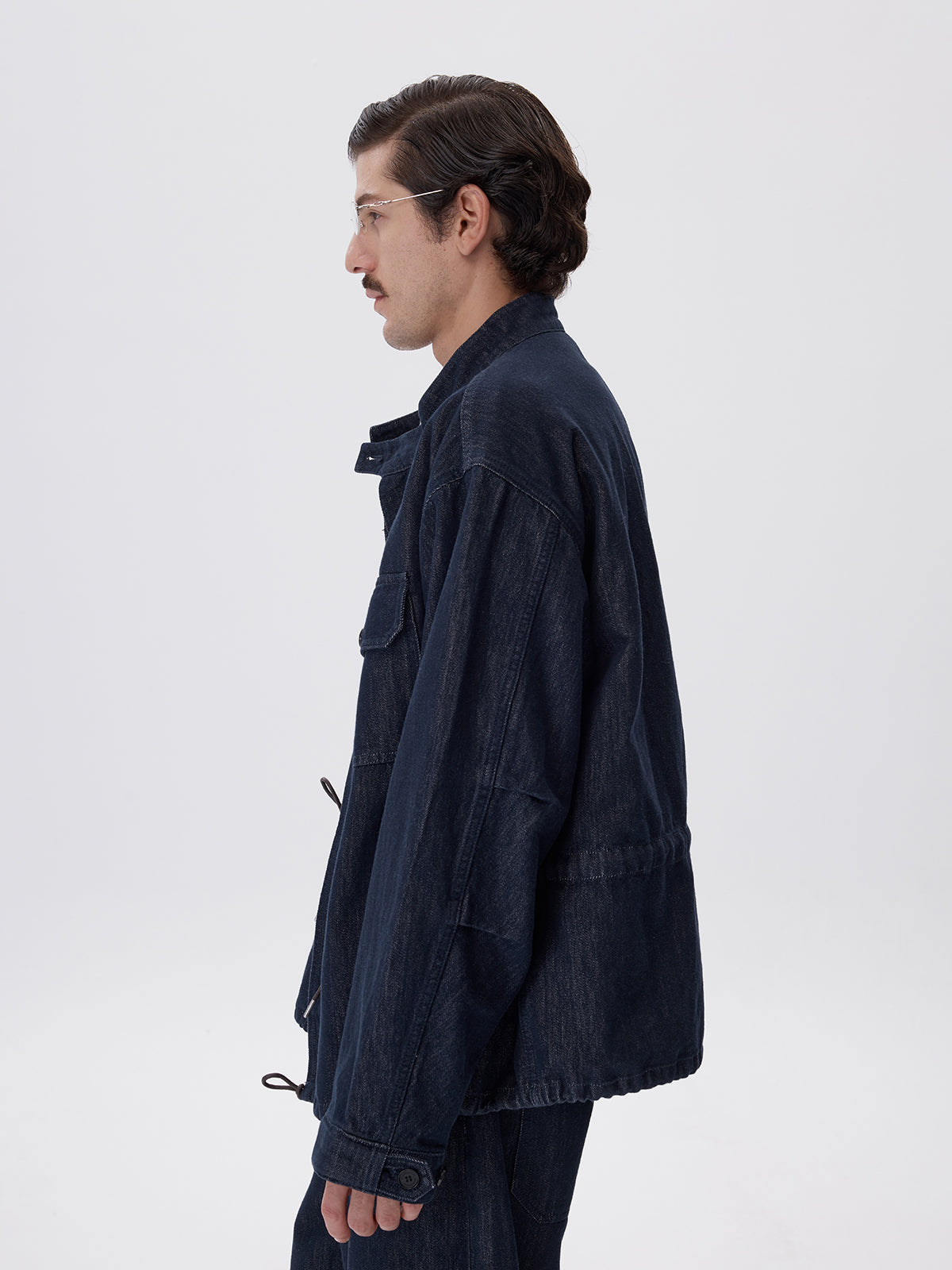 Paper Yarn Blend Denim Jacket