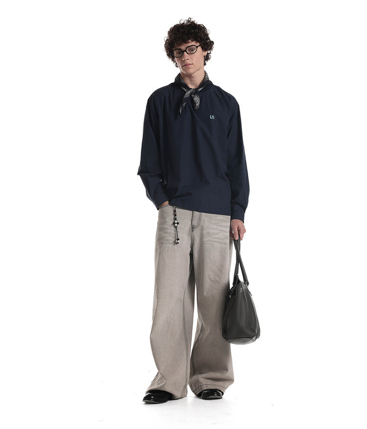 Embroidered Crew Neck T-Shirt