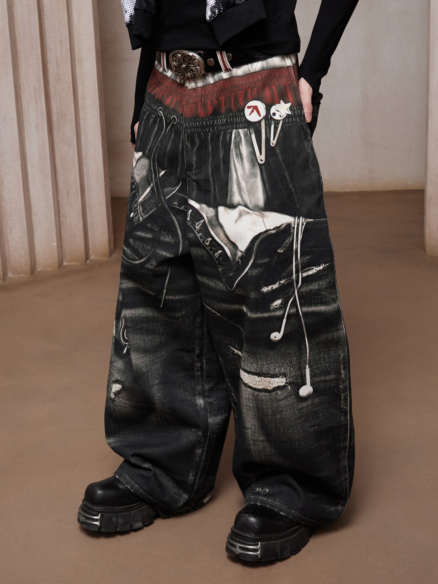 Original 3D-Printed Denim Pants