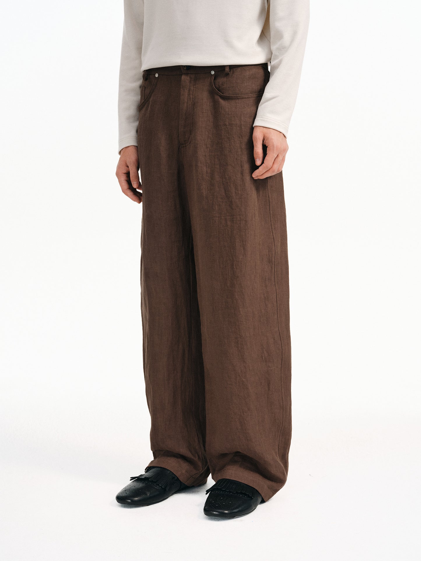 Linen Straight Pants