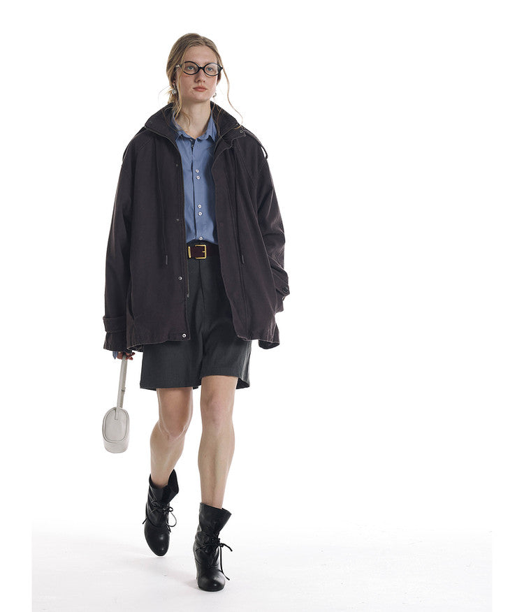 Distressed Oversized Jacket