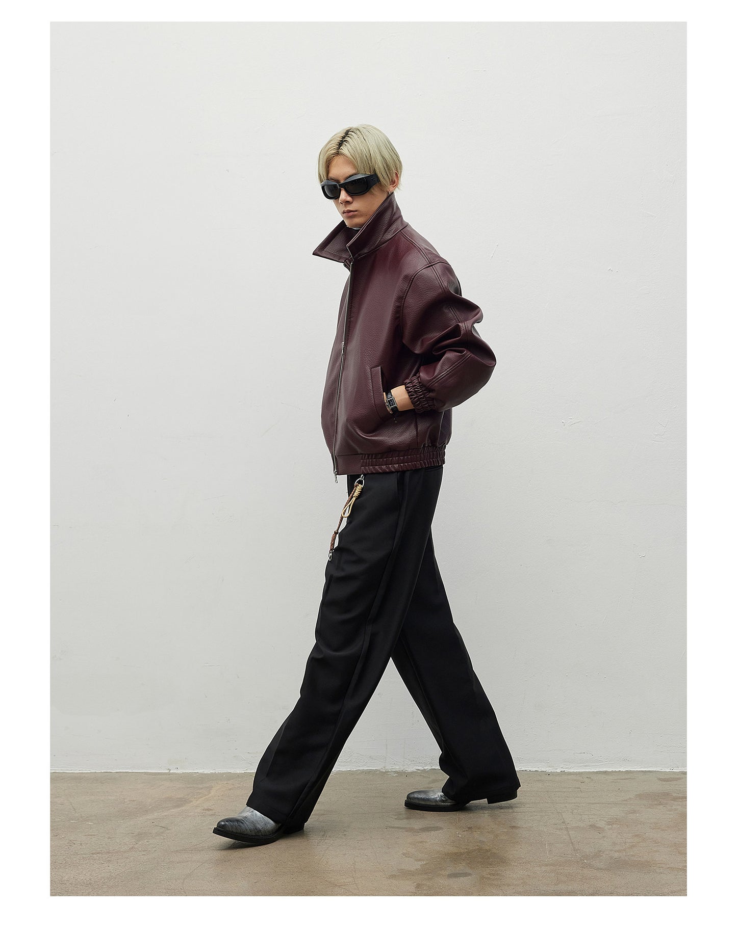 Draping for Leg-Lengthening Effect Casual Pants