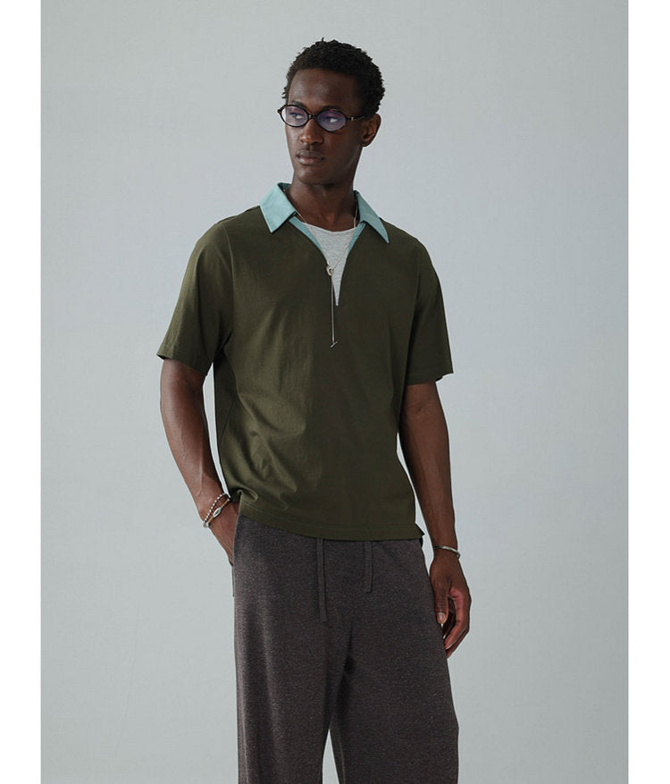 Faux Three-Piece Polo Shirt