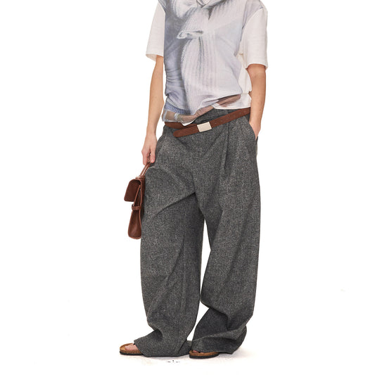 Loose-fit casual pants