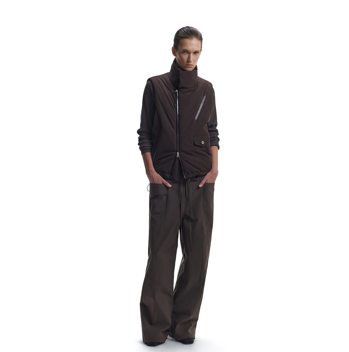 Water-Repellent Side-Zip Vest
