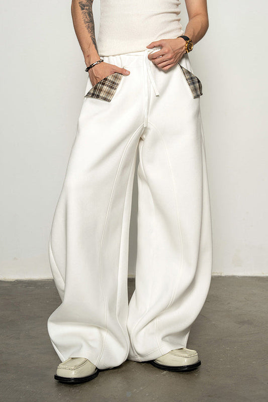 Turn-up Pocket Casual Pants