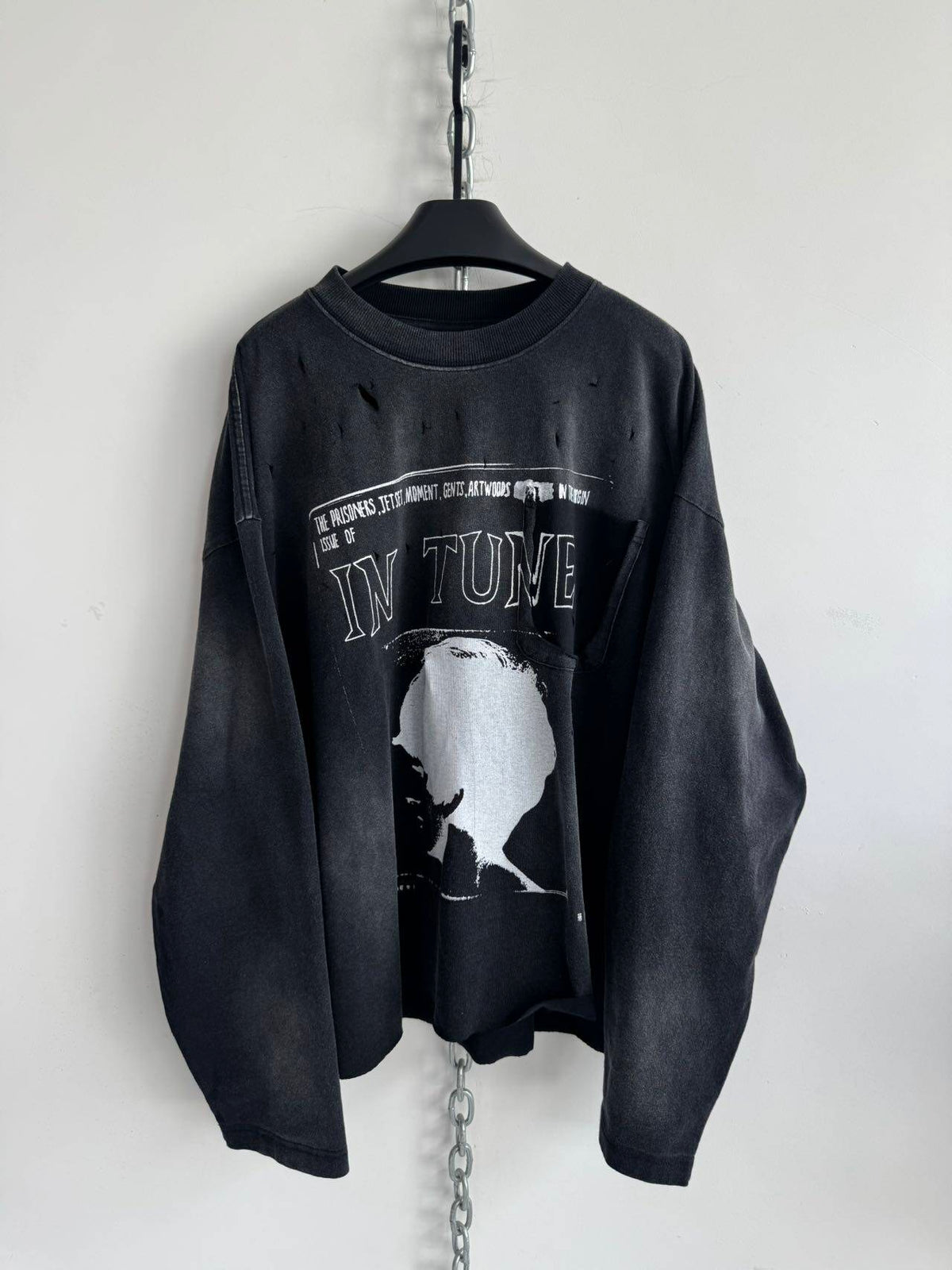 Water-Washed Print T-Shirt