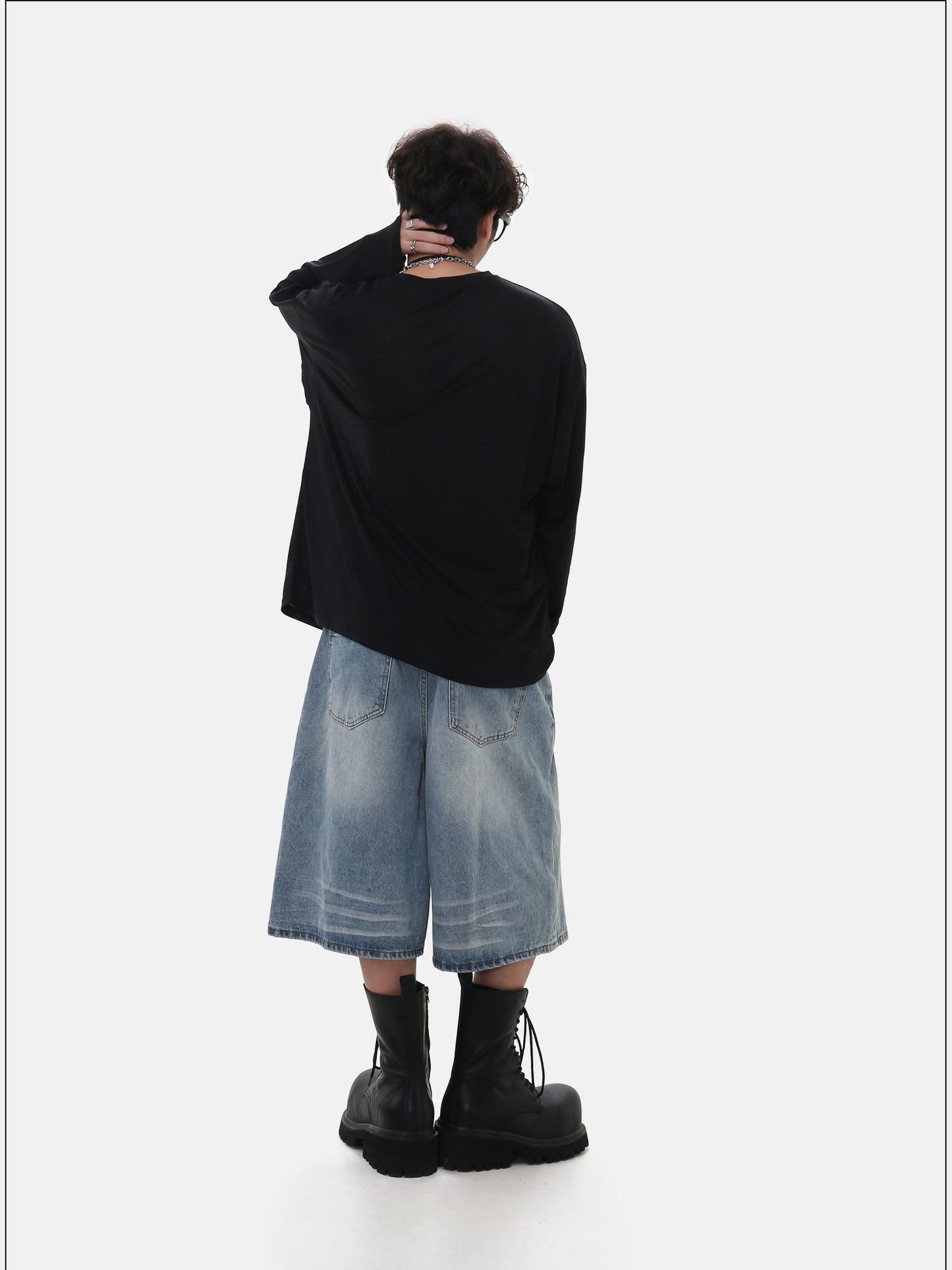 루즈핏 무지 티셔츠