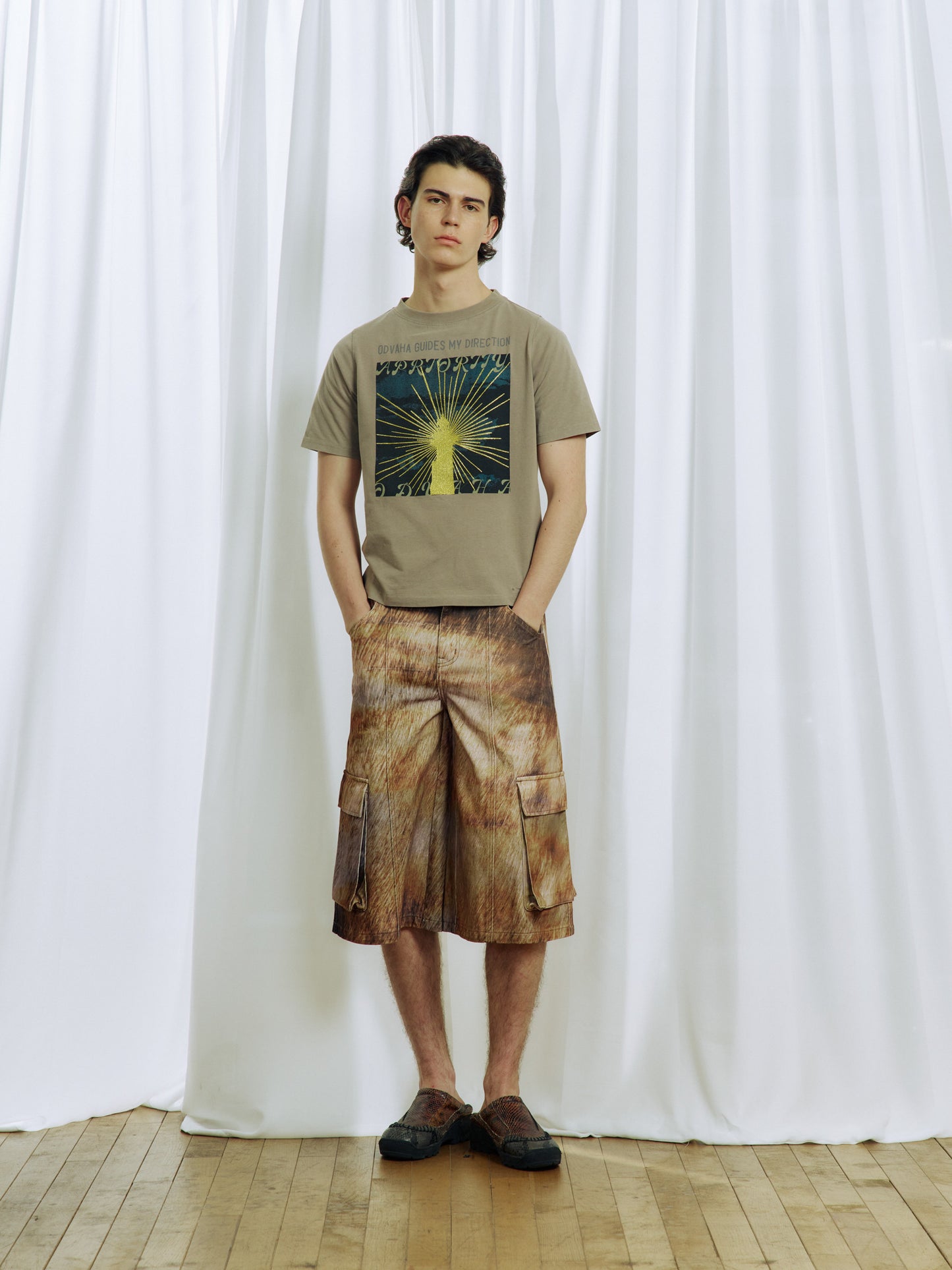 3D-Printed Denim Shorts