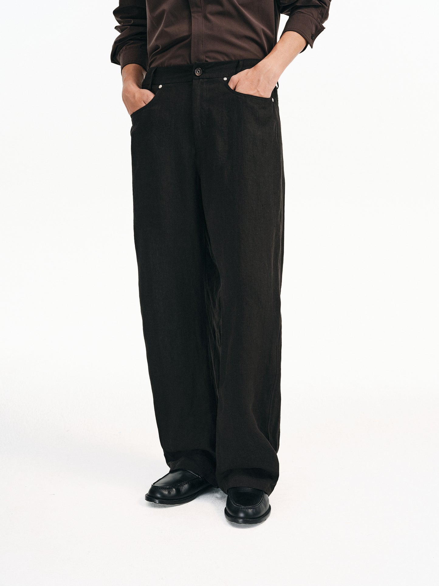 Linen Straight Pants