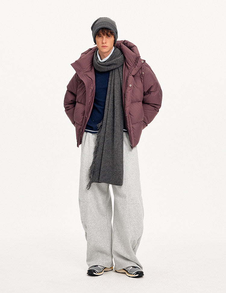 Warm Lightweight Down Jacket with Hood
