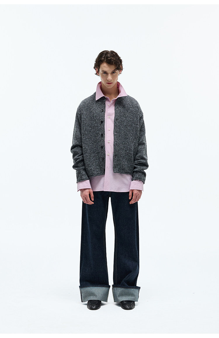 Merino Wool Blend Cardigan